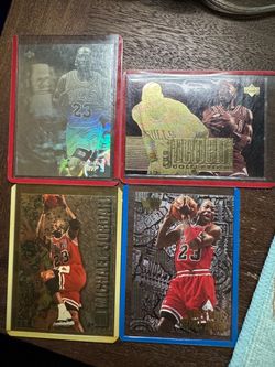 Michael Jordan Basketball Cards Lot of 4