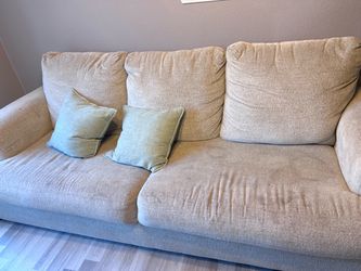 Used sofa 40.00 and a dining room table