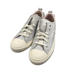 NEW Converse Madison Sneakers women’s Shoe Size 9.5 light Gray Heel Bow NIB