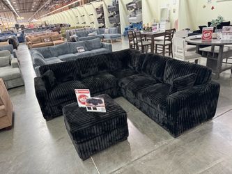 Black sectional