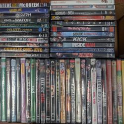 100 New Sealed DVD Movies - Action, Comedy, Drama, Horror, Etc. - $25 For Everything 
