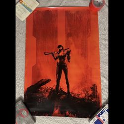 Call of Duty Black Ops 2 Double Sided Launch Poster Treyarch Origional 2012 Prnt