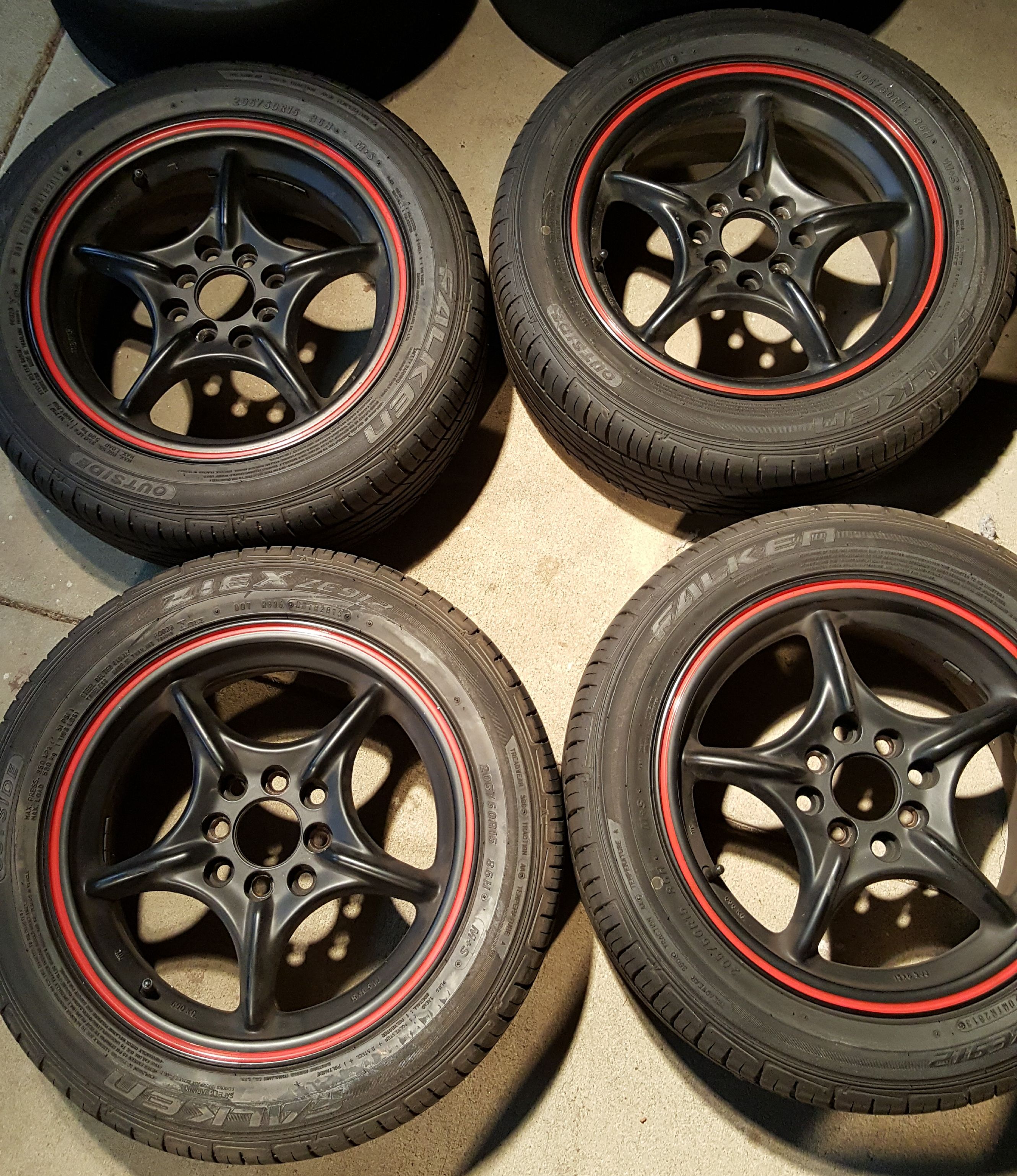 Tenzo Sinko R 15" wheels Mugen RNR reps Honda Acura