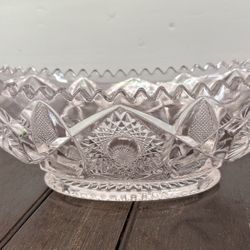 Vintage Lead Crystal Dish