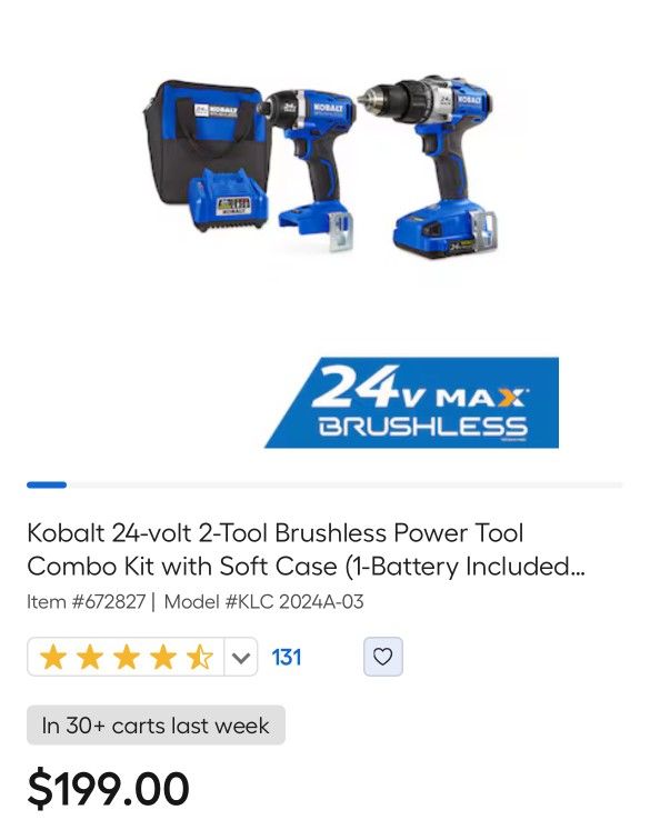 Kobalt Tool Set