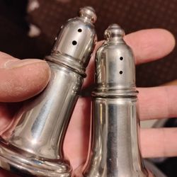 Salt And Pepper Shakers . Antiques