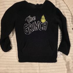 Dr.  Seuss' Boys The Grinch Black Hoodie