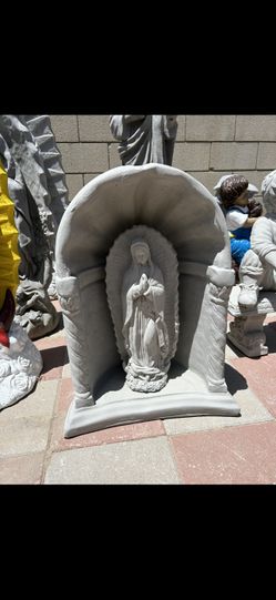 New Virgin Mary made out of cement