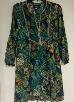 Beautiful Tropical JohnnyWas Dress - Excellent Condition!