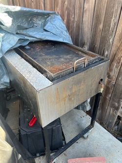 Outdoor Metal Flat Top Griddle/plancha