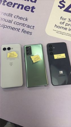 Samsung note 20 unlock / A16 T-Mobile metro/ unlock / Revvl 8 Metropcs T-Mobile