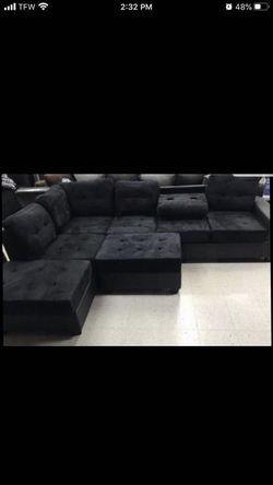 Black sectional