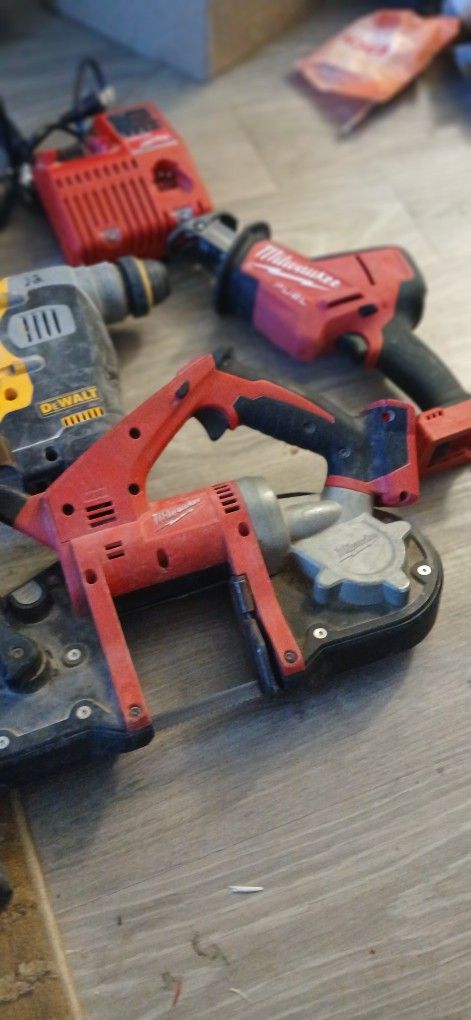 Dewalt &Milwaukee Tools, Batteries And Chargers.