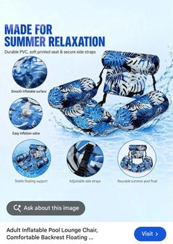 Inflatable lounge chair