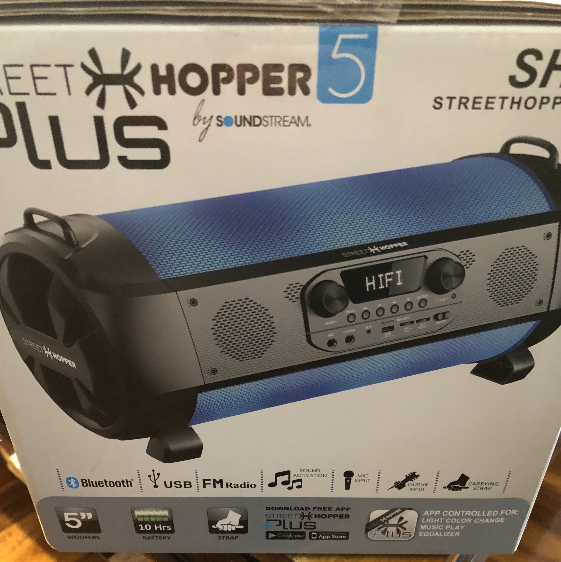 SoundStream Street Hopper 5 Plus portable Bluetooth Speaker