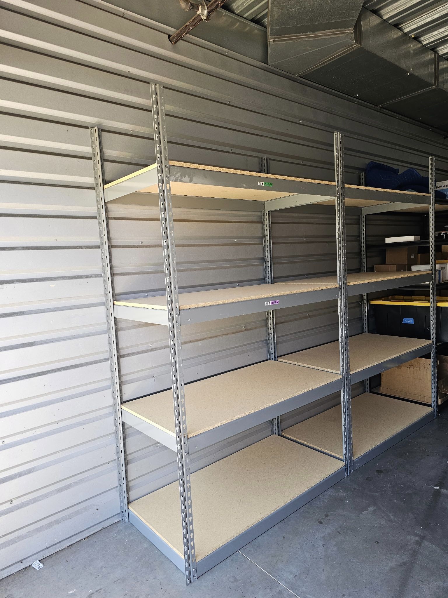 4 Tier Level 48 in W x 24 in D Boltless Storage Shelving Racks Similar To Uline Delivery Available