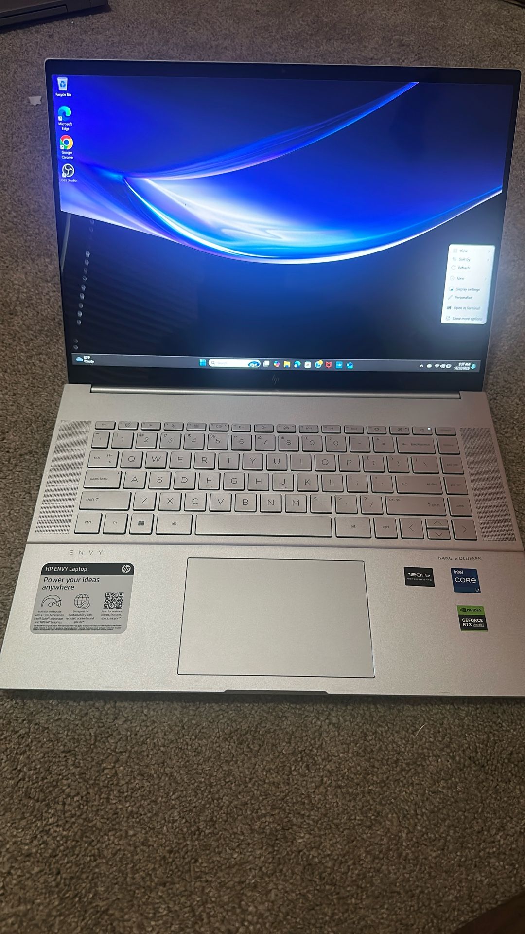 Hp Envy ; 16 Inch ; Touch; Mint Condition