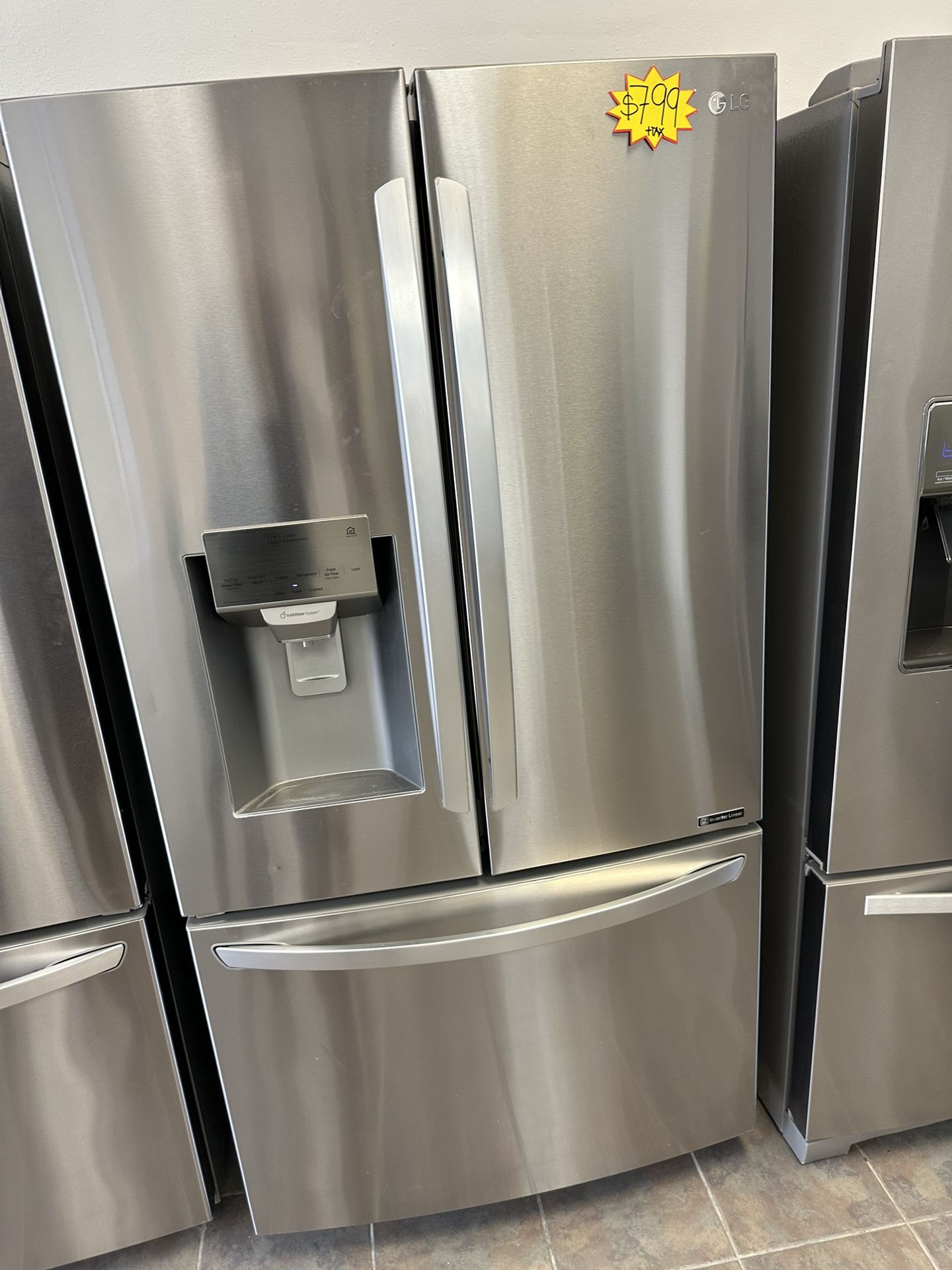 LG Counter Depth Bottom Freezer Refrigerator