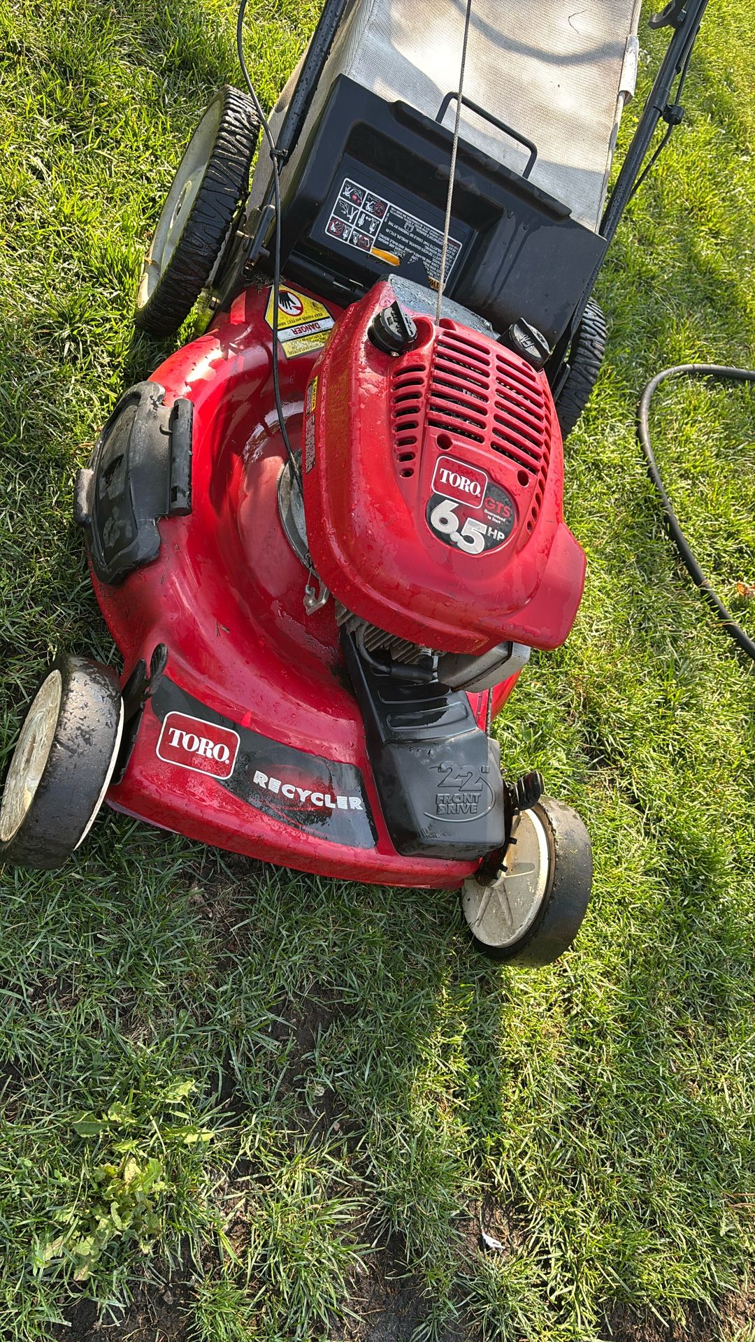 Toro Recycler.6.5HP Push Low mower With The Bag