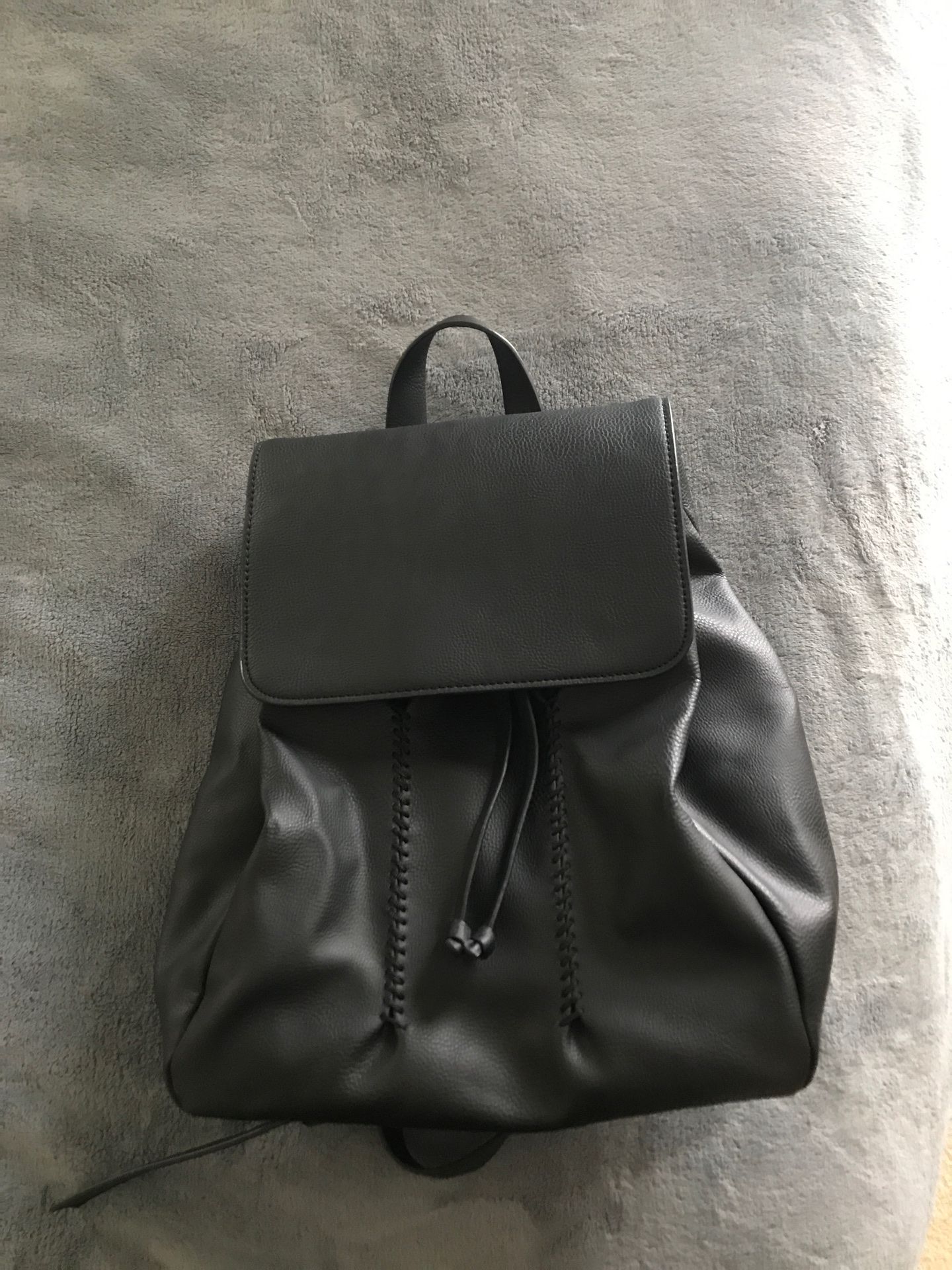 American Eagle Faux Leather Backpack