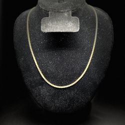 14k Gold Flat Curb Chain