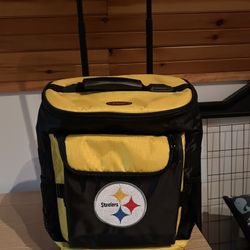Steeler Cooler Bag On Wheels 