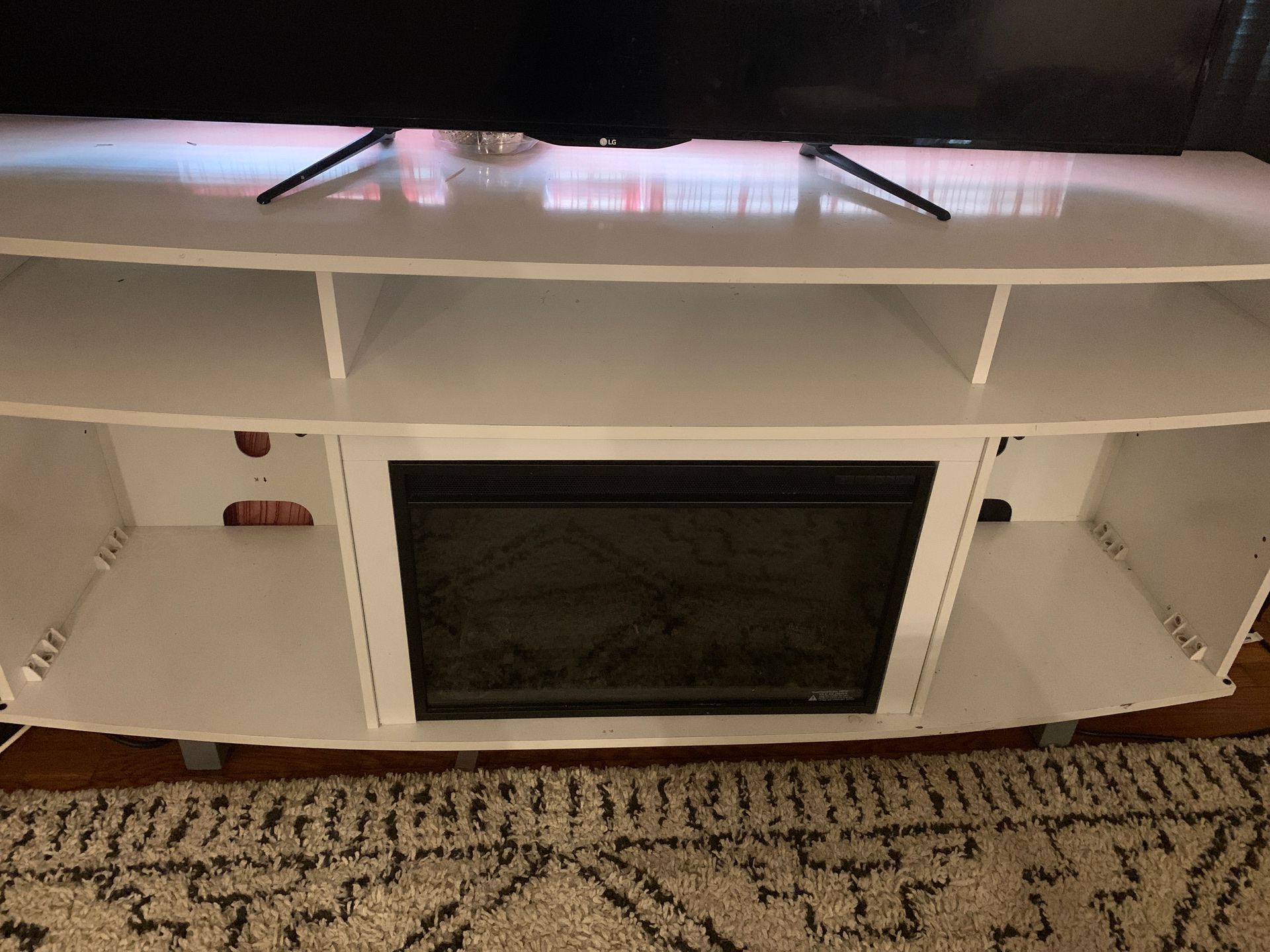 72 inch fireplace tv stand