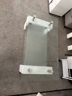 Glass Coffee table and End table