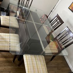 Dining set 6 chair and bar with drawers included