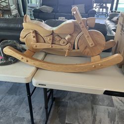 Wood Motorcycle Rocker