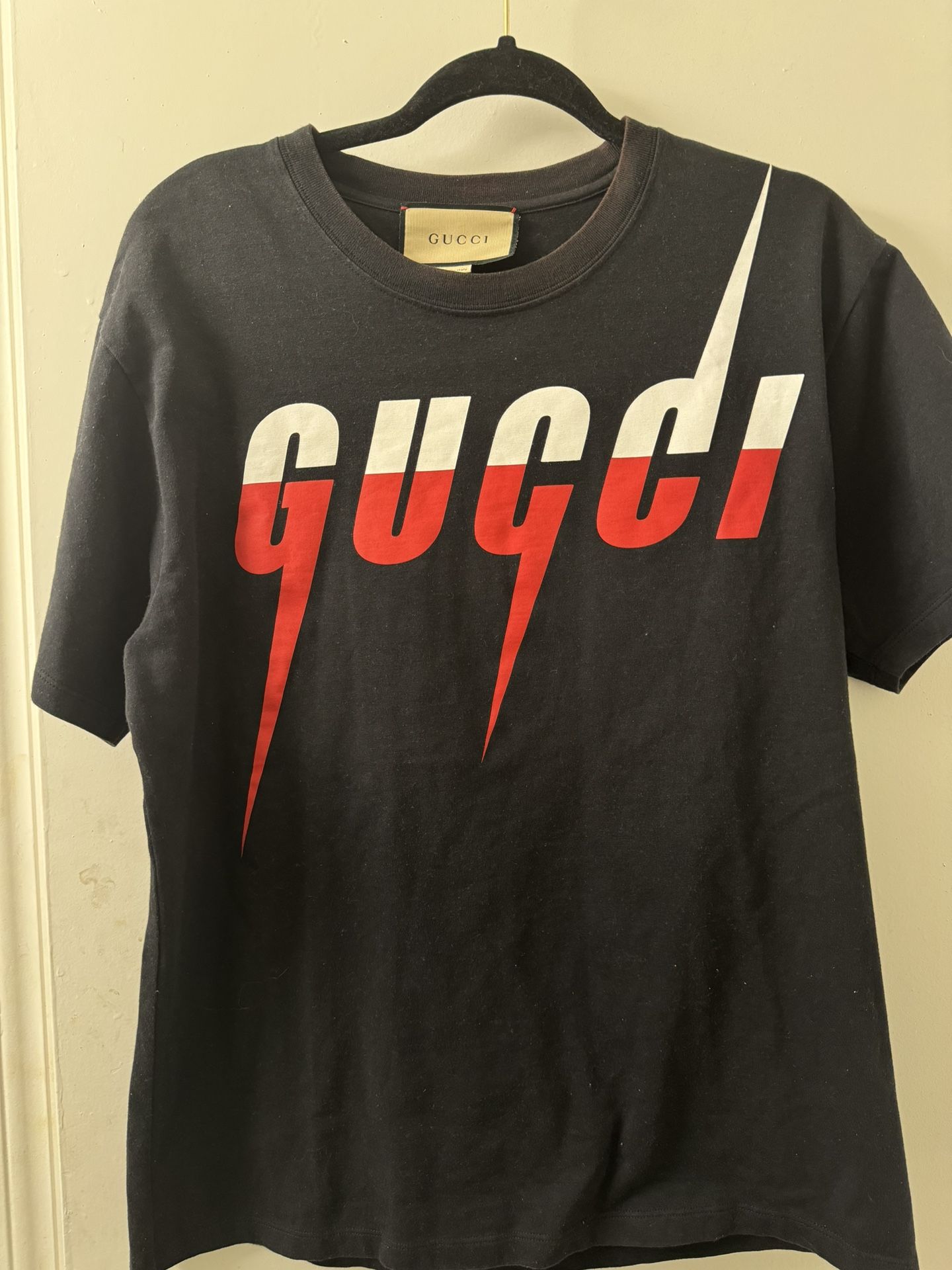 Red Tee Short Gucci Gucci Blade T Shirt