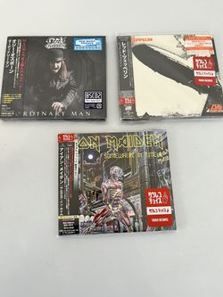 New Sealed Rock CD Japanese Versions