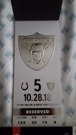 Raider tickets