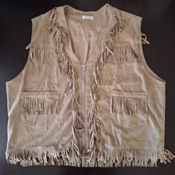 Pirate Vest Renaissance Peasent Gothic Cowboy  Size XXL 