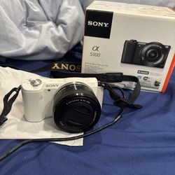 Sony 5100 white camera