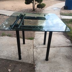 !! Glasstop  Table 30 In Height 
