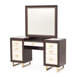 Belmont Place Espresso Vanity with Mirror