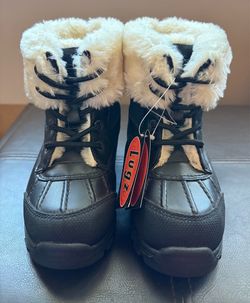 Lugz Kids Lace up Ankle Boots w/Faux fur