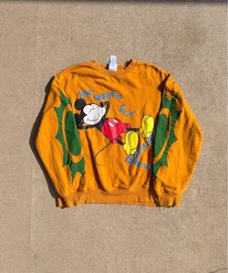 Vintage Disney Mickey Mouse Crewneck Sweatshirt