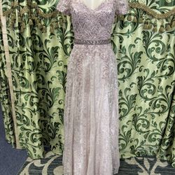 Soft Silver Purple Dress