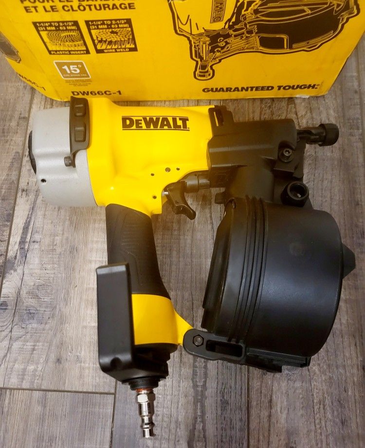 DEWALT Pneumatic 15 Degree Coil Siding Nailer for Sale in San