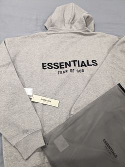 Fear of God ESSENTIALS Dark Oatmeal Hoodie