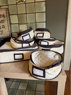 quilted china storage containers