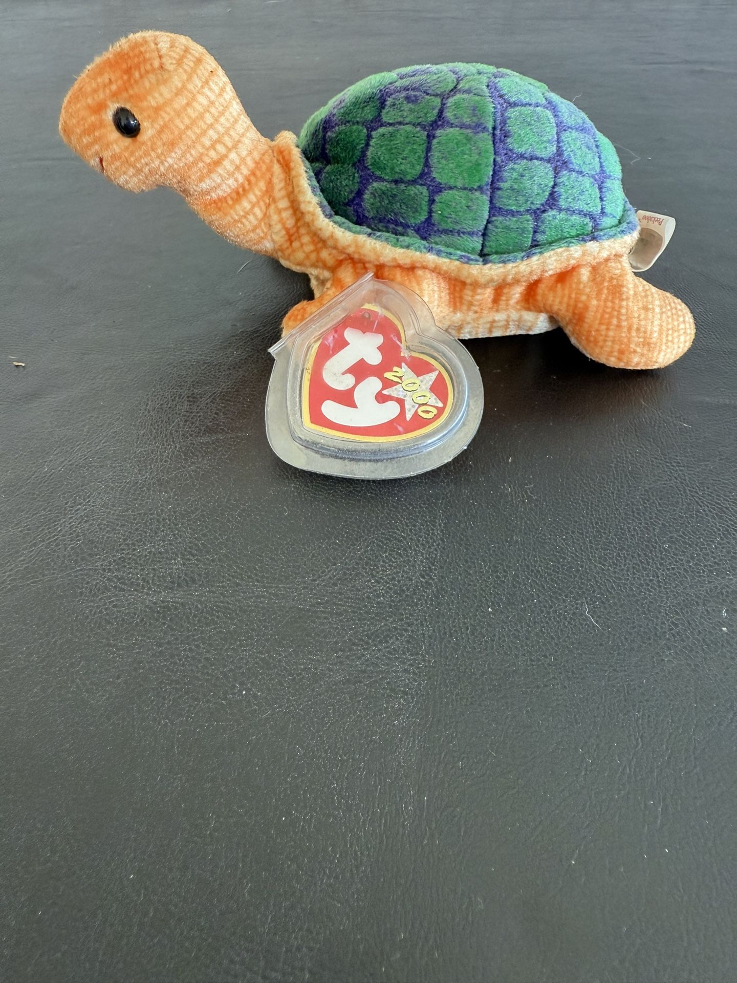 TY Beanie Baby Turtle Named Peekaboo
