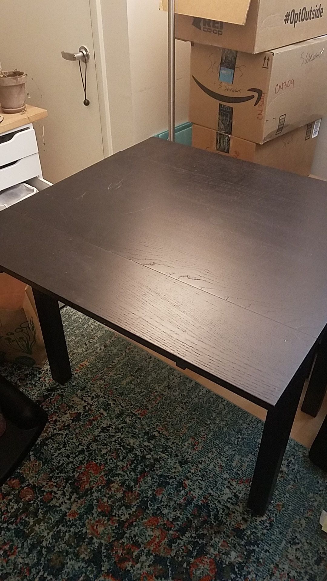 Kitchen table with extensions