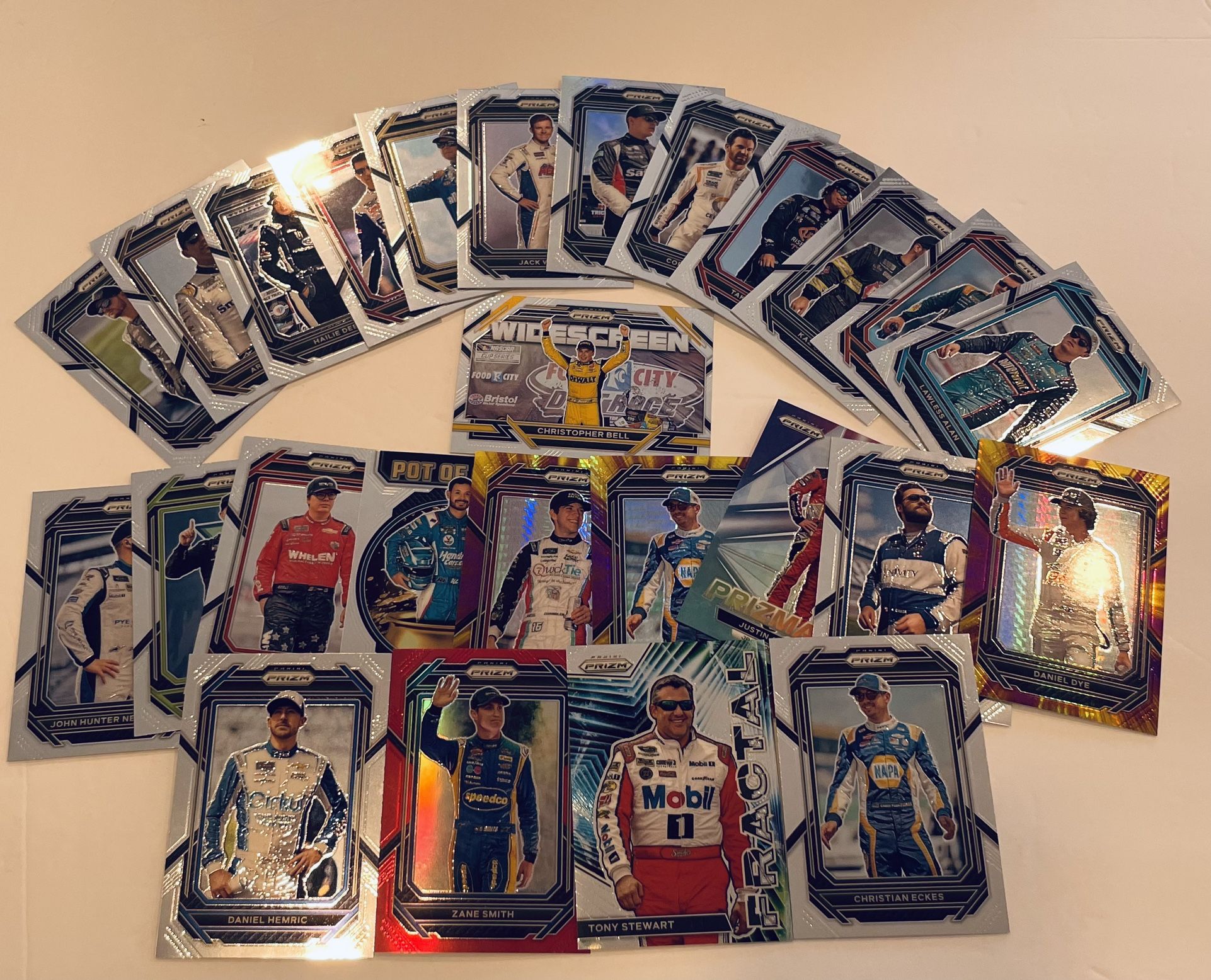 2023 Panini Prizm NASCAR Racing cards Lot Of 26 $15