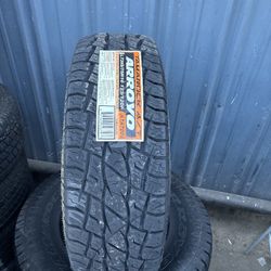 265/75/16 Arroyo Tires Installed And Balanced 
