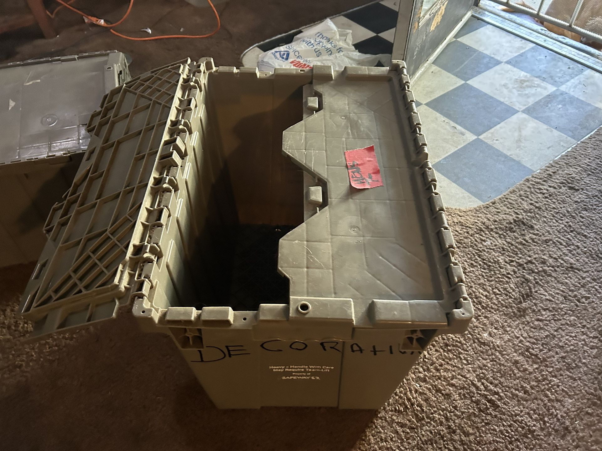 Storage Containers Flap Lids