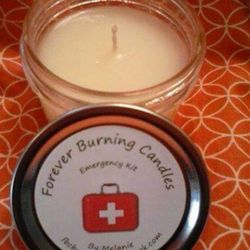 Handmade Emergency Kit Candles
