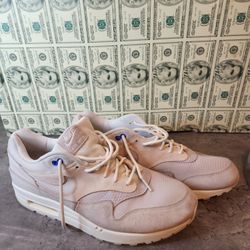 Nike Air Max 1 Pure Platinum Hyper Royal Size 11.5